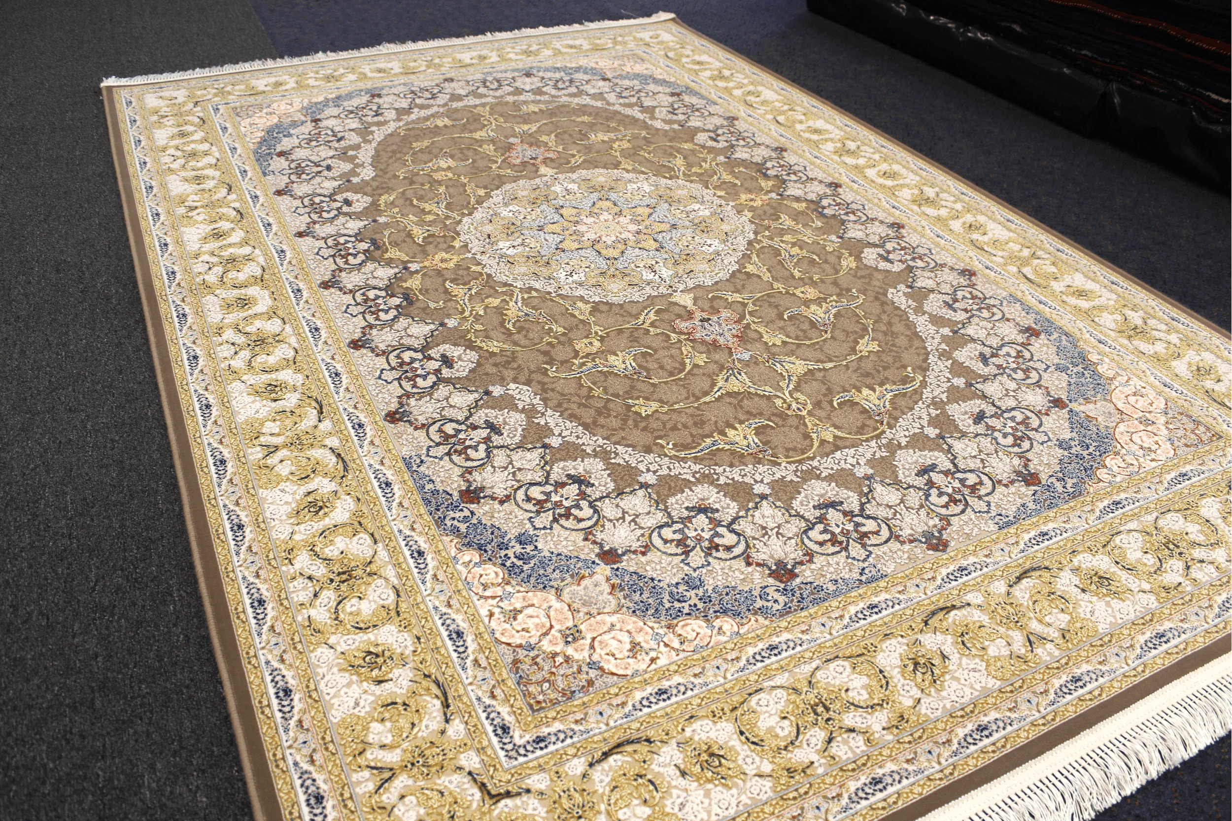 Satrapy Cream/Brown Medallion Rug - Image 8