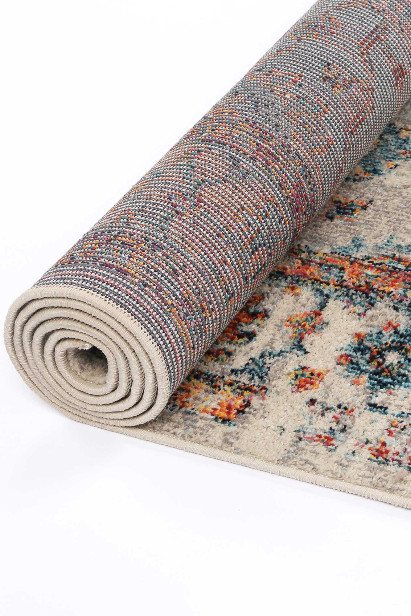 Tulin Ikat Multi Tribal Rug - Image 3