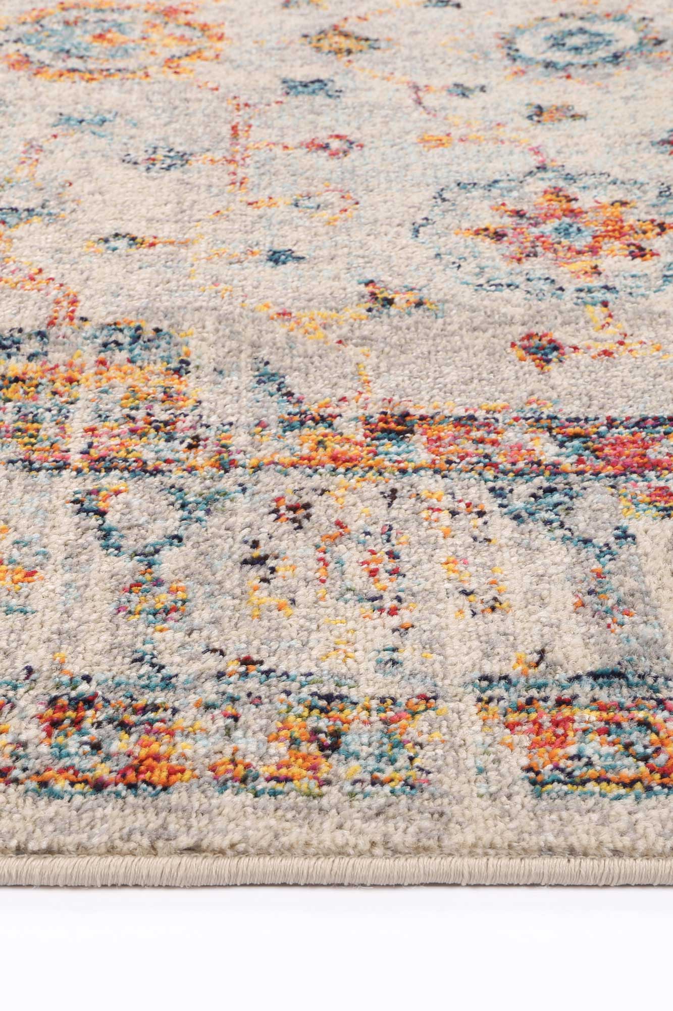 Tulin Ikat Multi Tribal Rug - Image 5