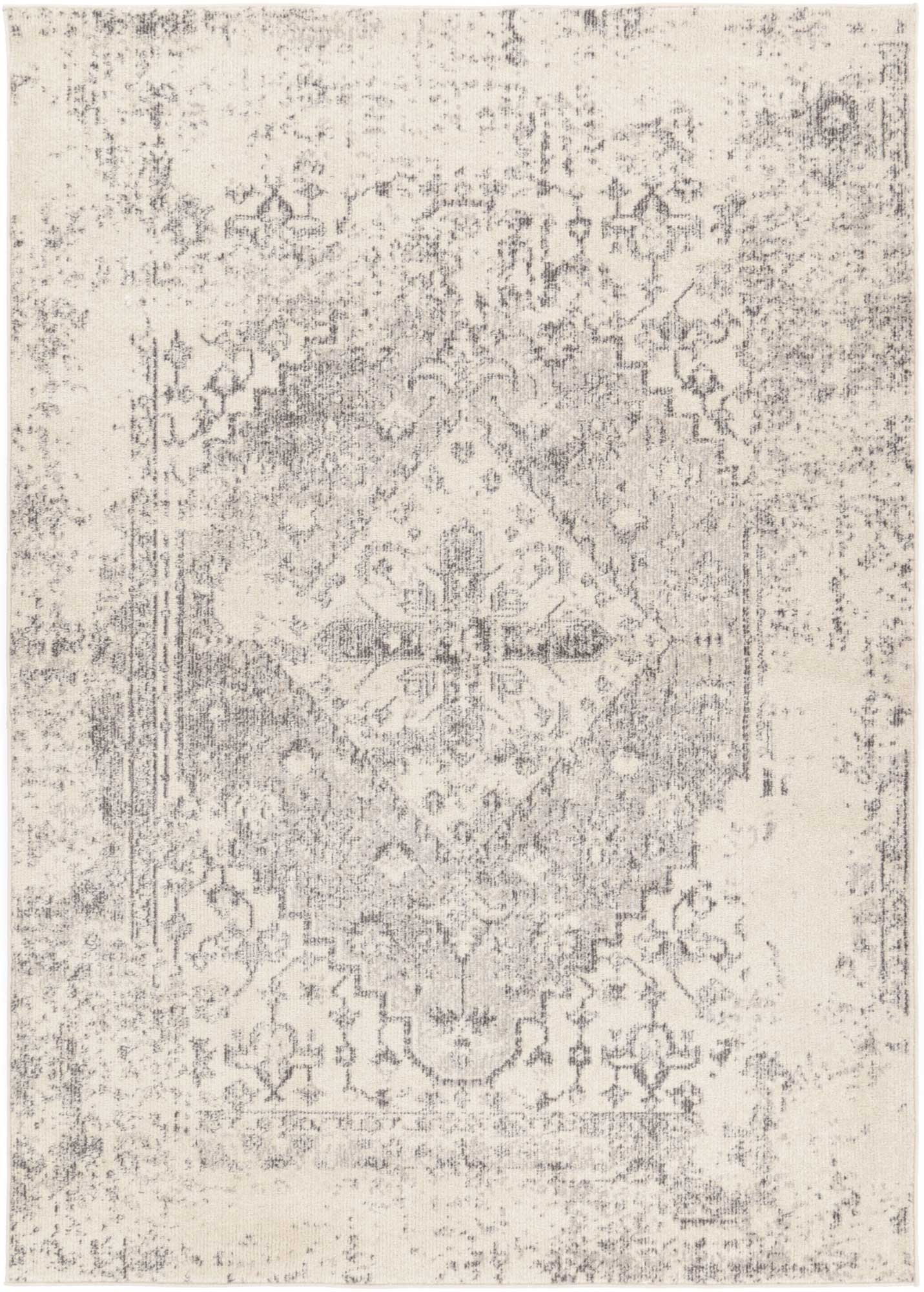 Tulin 14 Rustic Cream & Grey Transitional Rug