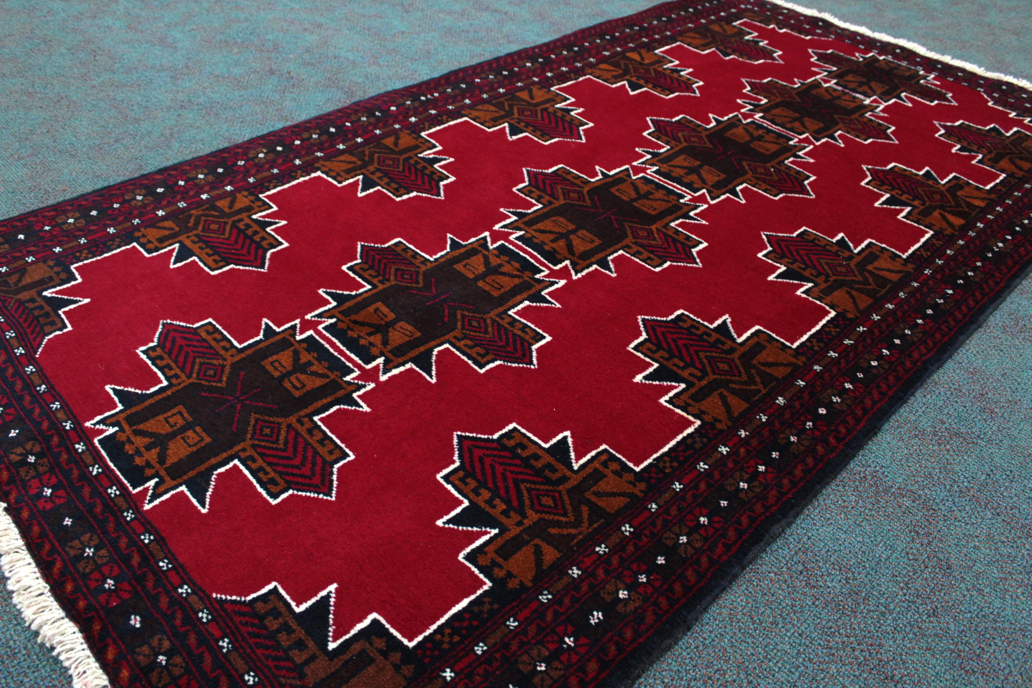 Baluchi Rug - 206 cm x 113 cm - Image 3