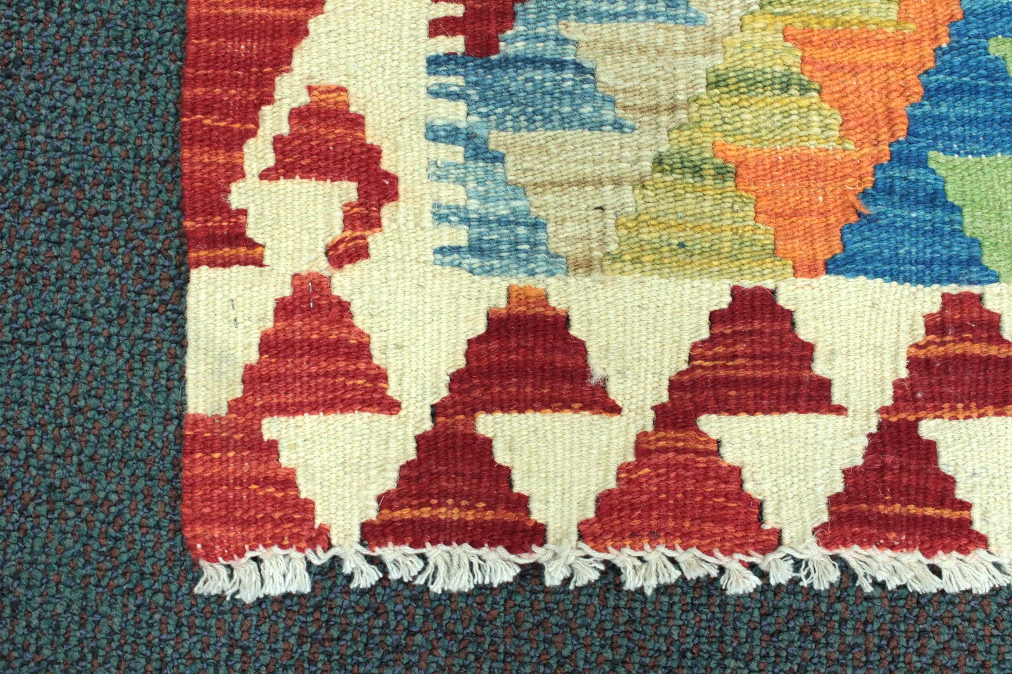 Chobi Kilim Rug - 117 cm x 80 cm - Image 4
