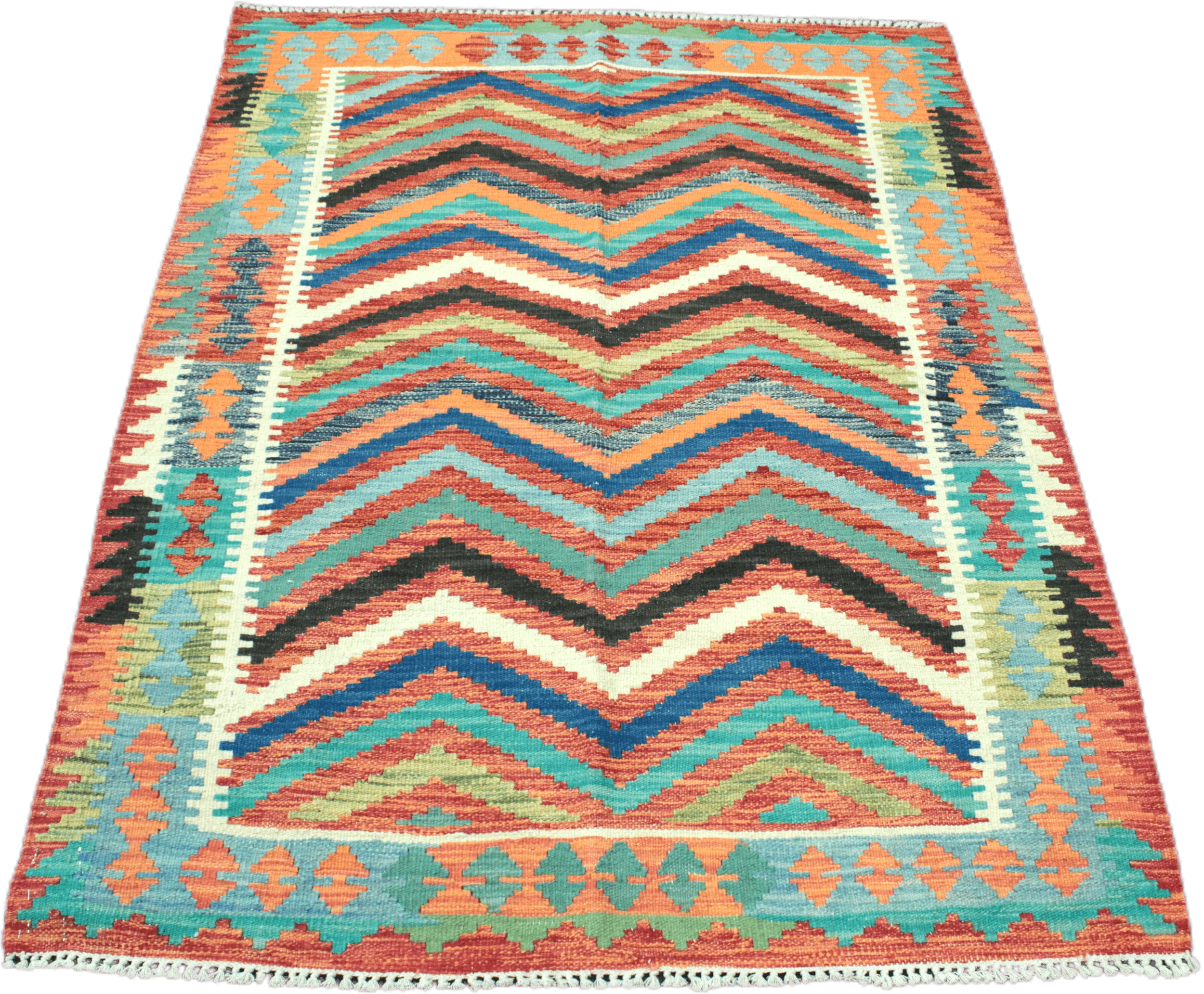 Chobi Kilim Rug  - 170 cm x 136 cm - Image 2